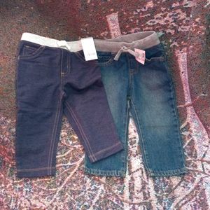New-with-Tags Two Pairs Jeans, 12m